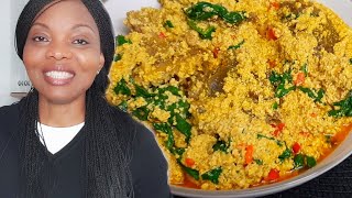 Cook With Me Egusi Soup With Spinach  Flo Chinyere [upl. by Maynard135]