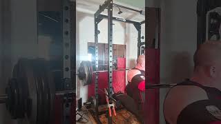 PR Attempt 450lb flat bench press equipped will I get it [upl. by Merilyn]