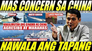 MAS CONCERN PA SA CHINA SEN ROBIN SINABI NA MAGING MAHINAHON TAYO SA CHINA NAWALA ANG TAPANG [upl. by Lehcyar]