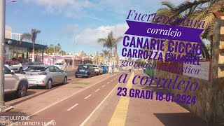 Fuerteventura corralejo Canarie Ciccio carrozza Channel giornata fantastica 23 gradi a corralejo 18 [upl. by Erund]