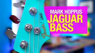 The Nicest Bass Ive Ever Played  Fender Mark Hoppus Jaguar [upl. by Nesiaj]