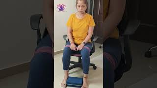 Exercises  Physical strength  Leg  Physical therapy  strong knee muktaiyoga  youtubereel [upl. by Etteneg]