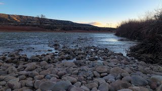 Rockhounding Colorado River in Parachute Using UvBeast at Night [upl. by Inneg]