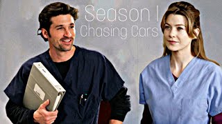 Meredith amp Derek Season 1  Chasing Cars Greys Anatomy Fan Edit [upl. by Pampuch]