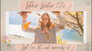 LEKKER LUISTER 114  LAAT LOS DIT WAT ONNODIG IS [upl. by Milla220]