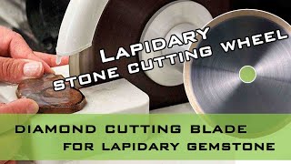 Lapidary Gem Stone Cutting Wheels Abrasive Diamond Blades [upl. by Aierb]