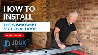 Wisniowski Sectional Door Installation from Start to Finish  Full Video [upl. by Ylenaj]