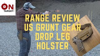 Drop Leg Holster by US Grunt Gear for the Beretta M9 A3 [upl. by Kussell211]