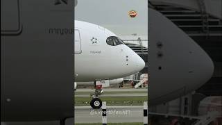 Beautiful Airbus A350900  THAI AIRWAYS HSTHS  AGE  6 Years  Closeup  Taxiway [upl. by Nnahoj620]