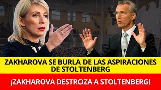 ¿Manipulación o realidad Zakharova DESENMASCARA el juego de poder de la OTAN [upl. by Lenahs]