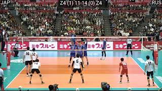 Volleyball  Japan  Russia 31 Amazing FULL Match [upl. by Acimahs]