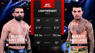 FULL FIGHT  Renato Moicano Vs Benoit SaintDenis UFC Fight Night Moicano Vs SaintDenis [upl. by Nirihs653]