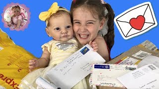 IS THAT A BABY REBORNS amp ALIYAH OPEN AMAZING HAPPY MAIL [upl. by Atirehc]