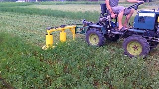 Homemade rotary mower in action [upl. by Amandie232]