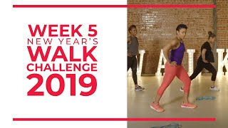 New Years Walk Challenge 2019  Week 5  Walk at Home [upl. by Yobybab]