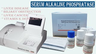 Alkaline Phosphatase Test  Performed by SemiAutomated Biochemistry Analyzer Humalyzer3000 [upl. by Gneh]