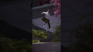 Huge Backside Flip  Session Skate Sim sessionskatesim videogames skateboarding backsideflip [upl. by Suvart]