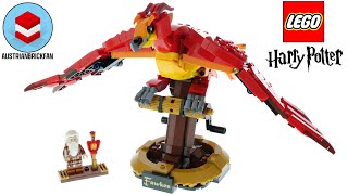 LEGO Harry Potter 76394 Fawkes Dumbledore’s Phoenix  Lego Speed Build Review [upl. by Eseekram]