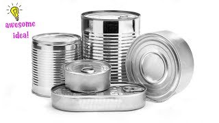 5 CRAFTY WAYS TO REUSE TIN CANS THAT YOU MUST DOBest REUSE iDEAS [upl. by Rebm589]