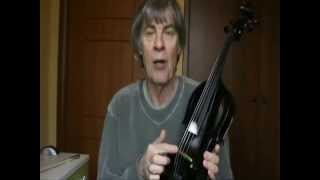 Learn the violin Review of the Harley Benton Electric violin [upl. by Nylhtiak]