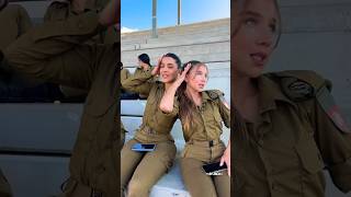 We are Israel Defense Force Angels 💕 idf israel prettygirl armygirl trend [upl. by Anaicilef68]