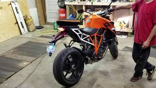 KTM 1290 DUKE Austin Racing V3 Decat🔥First Startup [upl. by Giselbert]