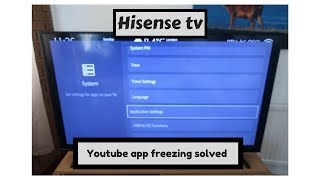 Hisense TV youtube app freezing problem solved i think [upl. by Nnayar]