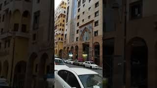 Distance Jawharat Al Rasheed Hotel in Madina from Haram GATE 06 [upl. by Whallon]