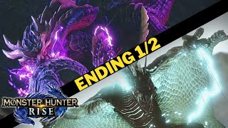 The EndMonster Hunter Rise Village Quest Ending [upl. by Cirtemed376]