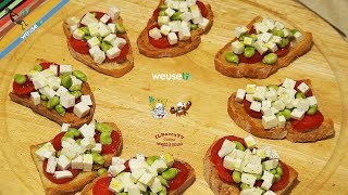 133  Crostini di Santa Giuliaqui si parla di goduriaantipasto facile veloce e ricco di sapore [upl. by Antons]