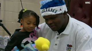 CNN Official interview NBA player Zach Randolph gives toys holiday smiles [upl. by Lateehs]