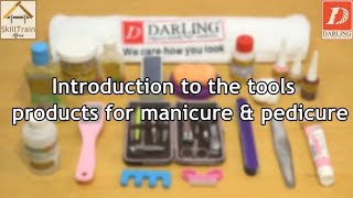 26 Tools and products used in manicure amp pedicure English [upl. by Ayimat]