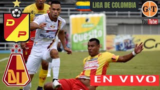 PEREIRA VS TOLIMA EN VIVO 🛑 COLOMBIA Clausura  Jornada 13 🌎 GRANEGA [upl. by Yllil]