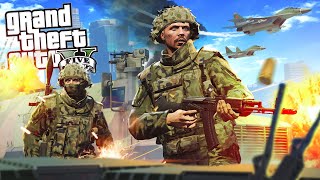 HOSTILE MILITARY TAKEOVER in GTA 5 RP [upl. by Keavy]