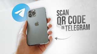 How to Scan QR Code in Telegram tutorial [upl. by Socem427]