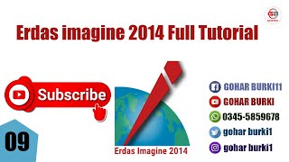 Erdas imagine 2014 full Tutorial for beginners  Urdu Hindi [upl. by Arytal]