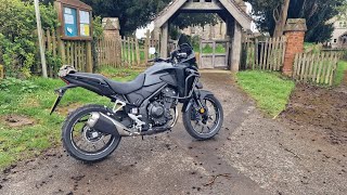 Honda NX500 short review and ride 1714330341430 [upl. by Kinelski]