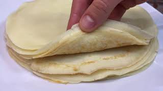 PANQUEQUES caseros  Sólo 3 INGREDIENTES  Receta FÁCIL y RÁPIDA [upl. by Adnyl]