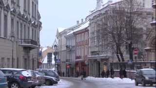 The City of Vilnius Lithuania  20th January 2013 [upl. by Farnham]