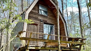 Clarkesville Aframe Cabin 2 in North Georgia Mountains [upl. by Ilaw]