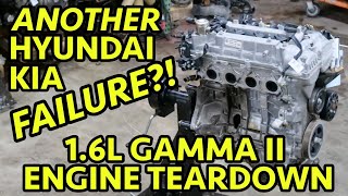 Are These JUNK TOO 16L Hyundai  KIa GAMMA II GDI Engine Teardown [upl. by Irac]