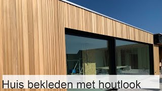 Het huis bekleden met imitatiehout beschrijving en voordelen selectie en voorbereiding [upl. by Ynnad]