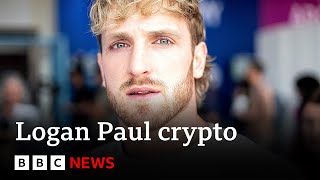 Logan Paul accused of misleading fans over crypto investments  BBC News [upl. by Lita]