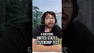 Taking the US citizenship test history usa president quiz america governor citizen [upl. by Maribeth775]