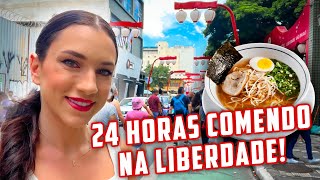 CAFÉ ALMOÇO E JANTA NA LIBERDADE BAIRRO ORIENTAL DE SÃO PAULO [upl. by Olnton996]