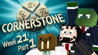 Minecraft Cornerstone  Trotts Medazzle Week 21 Part 1 [upl. by Frieder715]