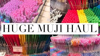 HUGE Muji Stationery Haul [upl. by Breeze217]