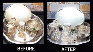 Silver Dip 1Minute Cleaner  Silver Cleaning At Home Easily  Sonujuhis kitchen0770 [upl. by Vories]