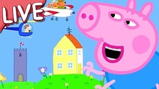 🔴 Giant Peppa Pig and George Pig LIVE FULL EPISODES 24 Hour Livestream [upl. by Elset]