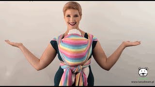 Wiązanie chusty  kangurek babywearing tutorials kangaroo carry [upl. by Sidnee945]